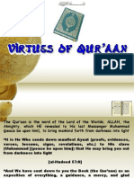 Virtues of Quraan