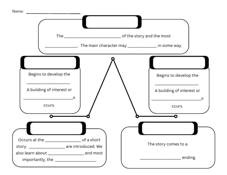 Plot Map Template Worksheet in Simple Clean Style | PDF