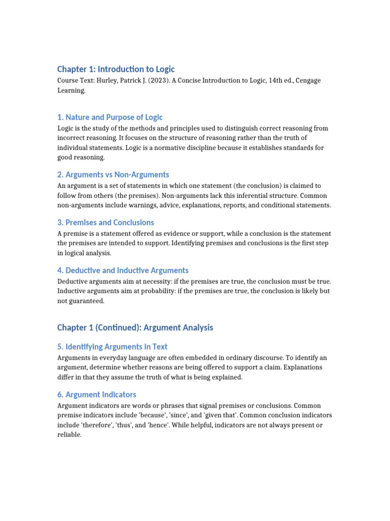 Chapter 1 Full Compiled Logic | PDF