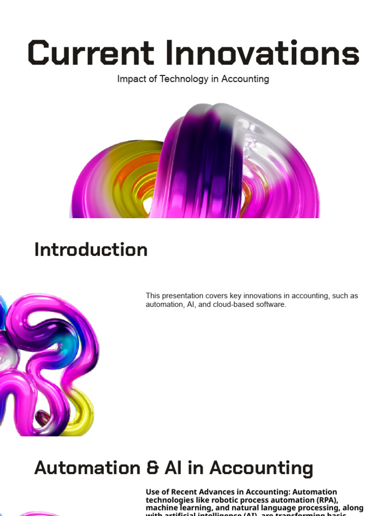 Current Innovations | PDF | Audit | Automation
