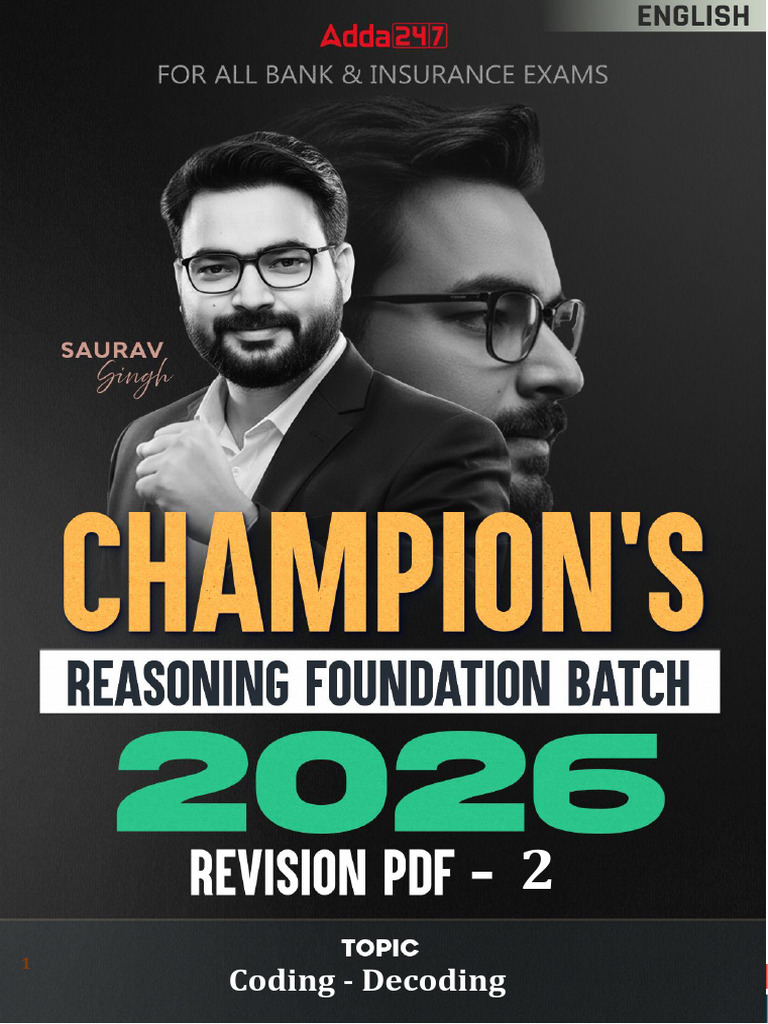Coding - Decoding Complete Revision (English Medium) | PDF | Debits And ...