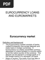 The Euromarkets1