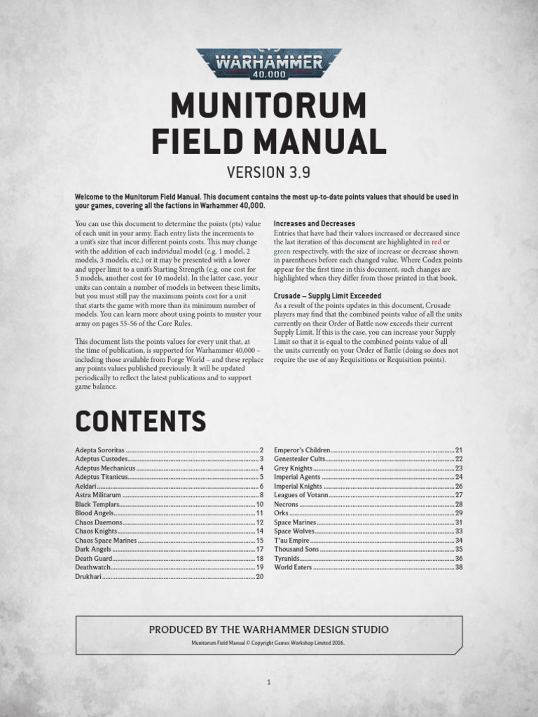 Eng 11-02 Warhammer 40000 Core Rules Munitorum Field Manua-Nhzplimifq ...