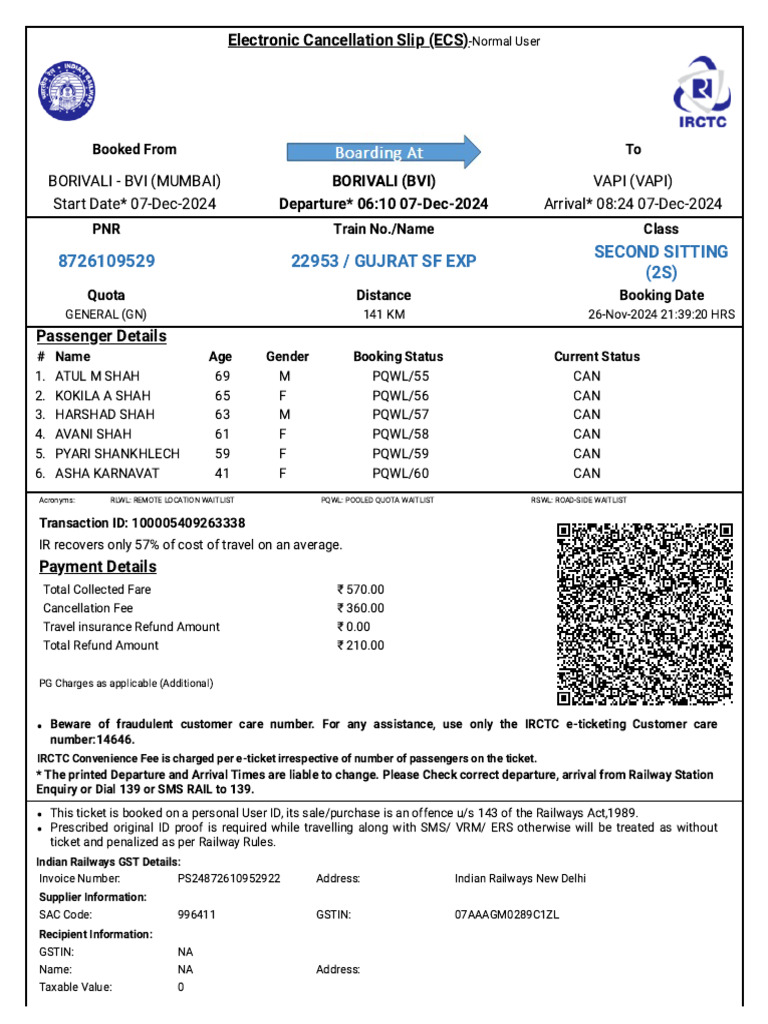 BVI VAPI Cancelled 8726109529 | PDF | Identity Document | Payments