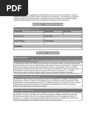 Project Initiation Document