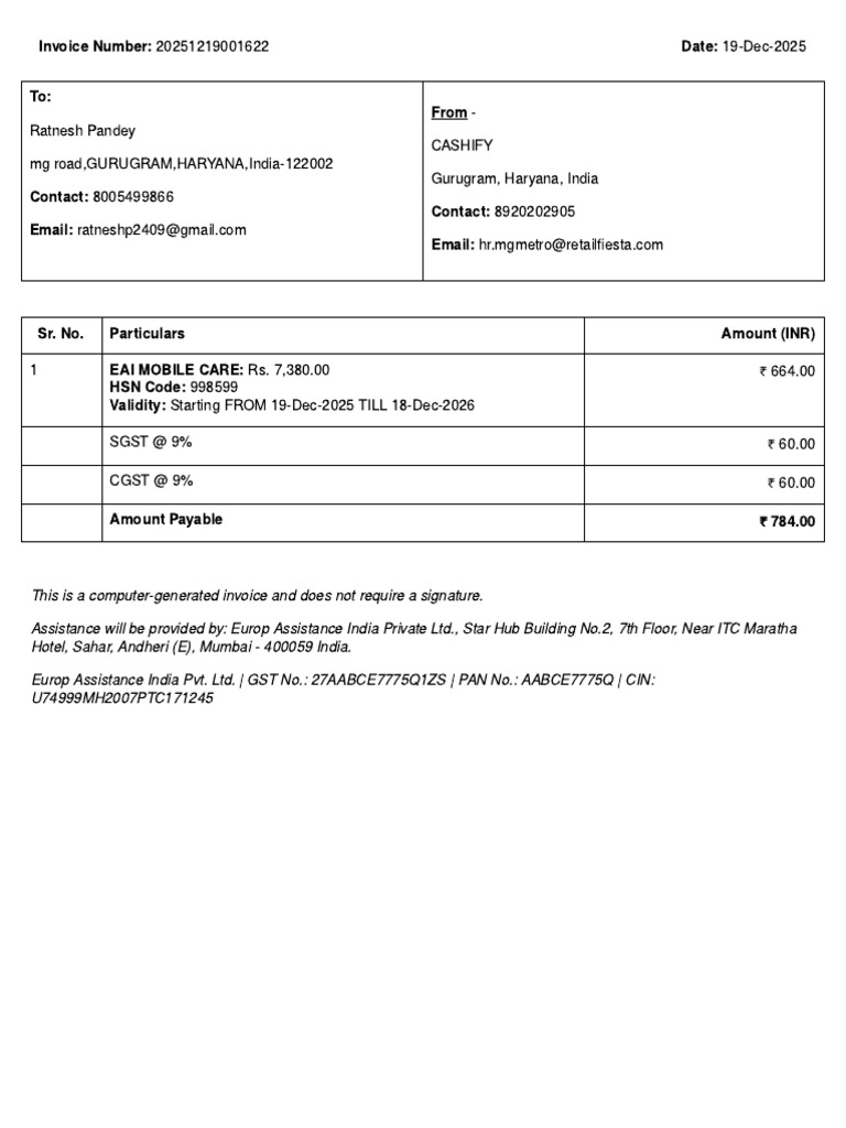Cashify Invoice-20251219001622 | PDF