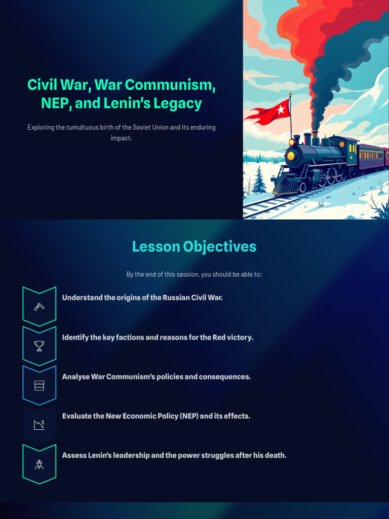 Civil War War Communism NEP and Lenins Legacy | PDF | Vladimir Lenin ...