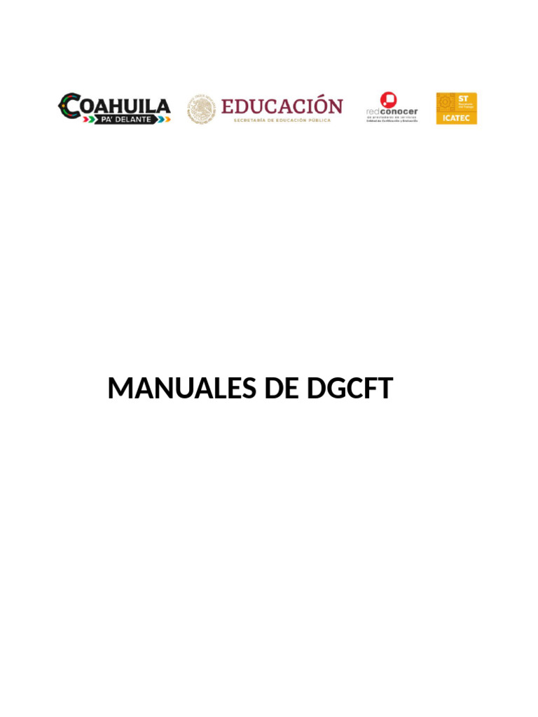 Manuales de DGCFT | PDF