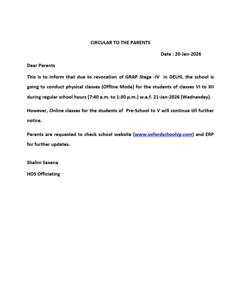 Notice20jan2026 | PDF