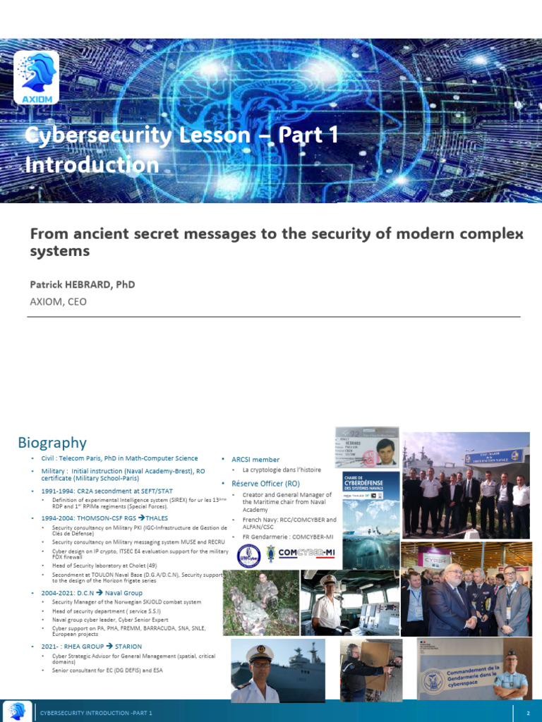 Cyber Introduction-Part 1 V1 | PDF | Cryptography | Computer Security