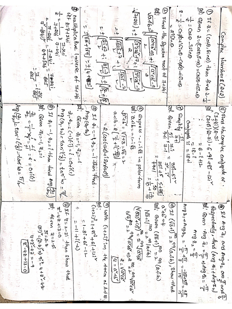 Maths 2A 2 Marks | PDF