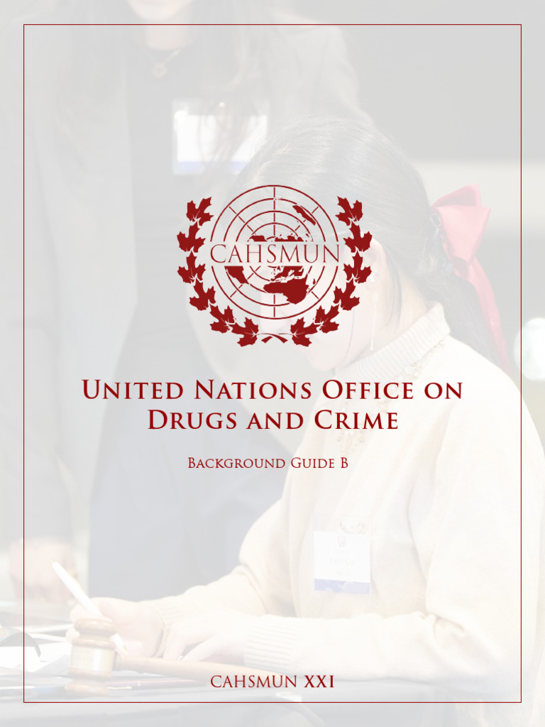 Unodc B - Cahsmun 2025 | PDF | Sicilian Mafia | Crime & Violence