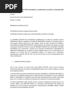 Modelo de Contestación Tutela Colombia | PDF | Derecho Constitucional ...