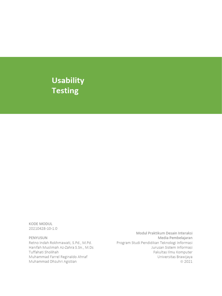 Modul 12 PUX | PDF