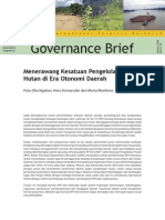 Gov. Brief tentang KPH by CIFOR