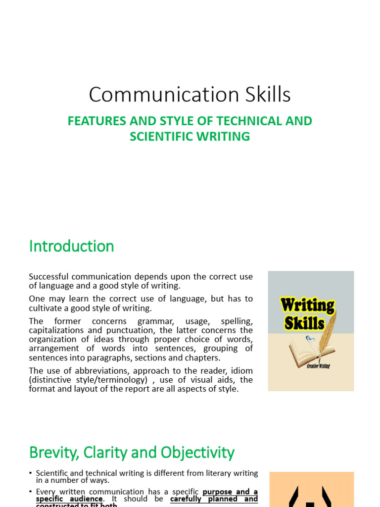 Communication Skills Writing Skills | PDF | Human Communication ...