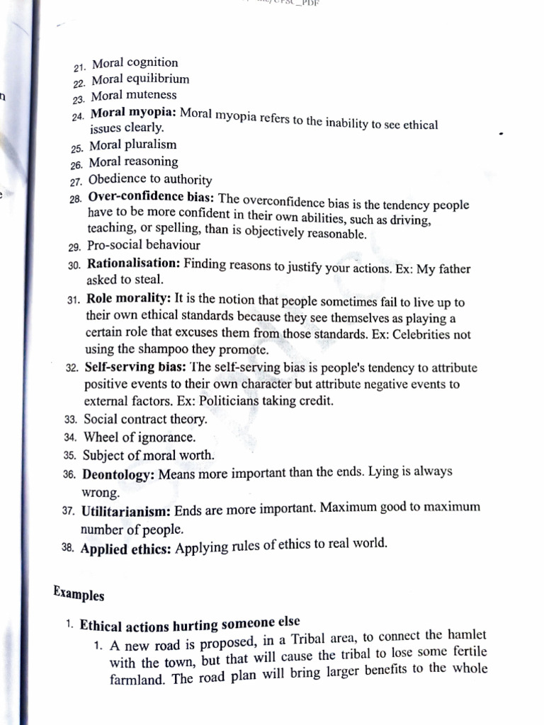 Ethics Examples | PDF