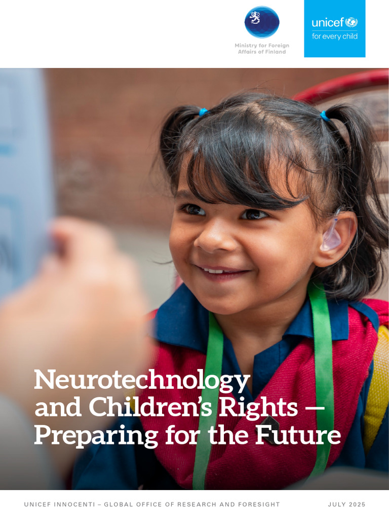UNICEF - Neurotech and Children Rights | PDF | Neuroscience