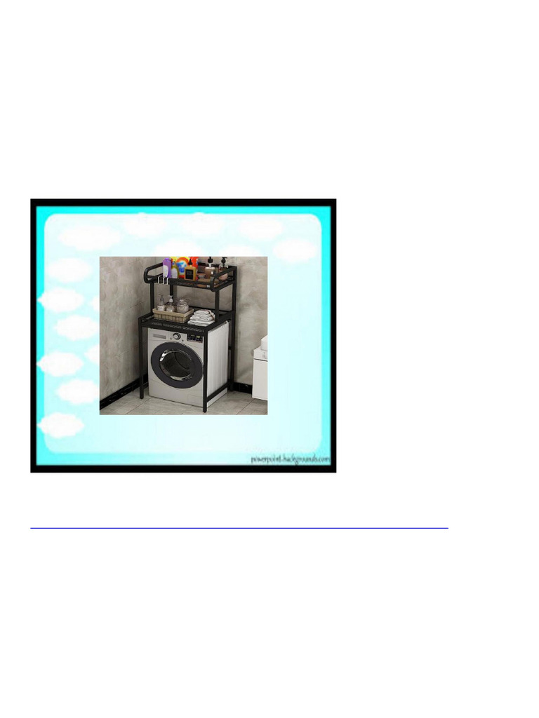 1923 Washing Machine Rack Laundry Room Shelves Over Top Loading Washing ...