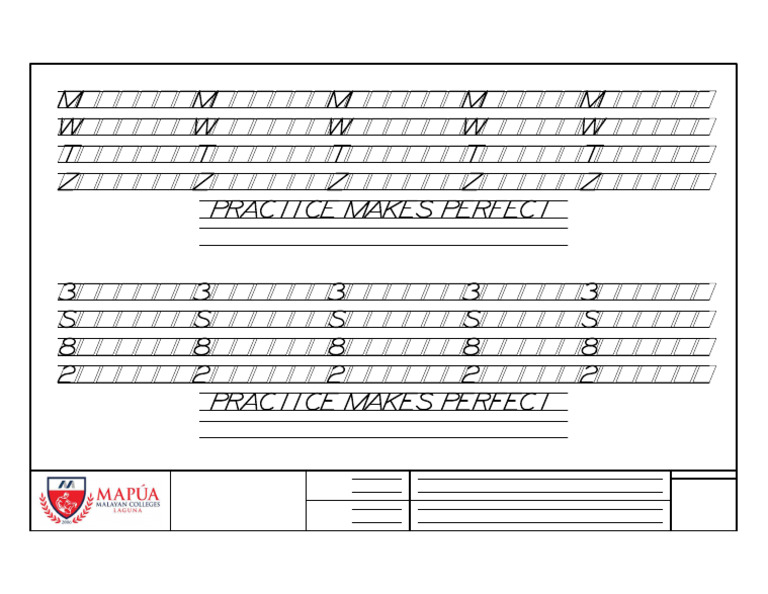 Lettering Exercises EX5 | PDF