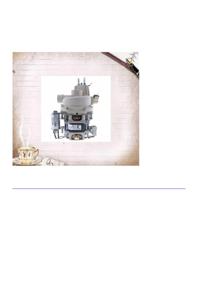 4666 Dishwasher Circulating Pump Motor Assembly YXW50-2E YXW50-2E L ...