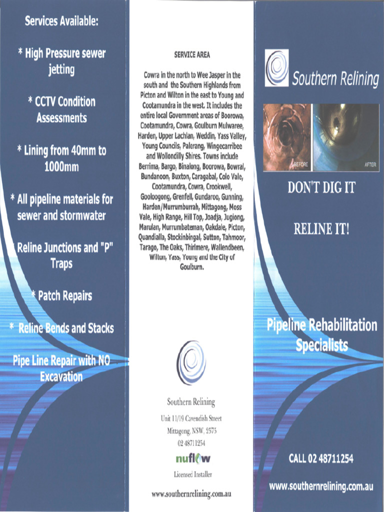 Southern Relining Brochure One-1bis | PDF