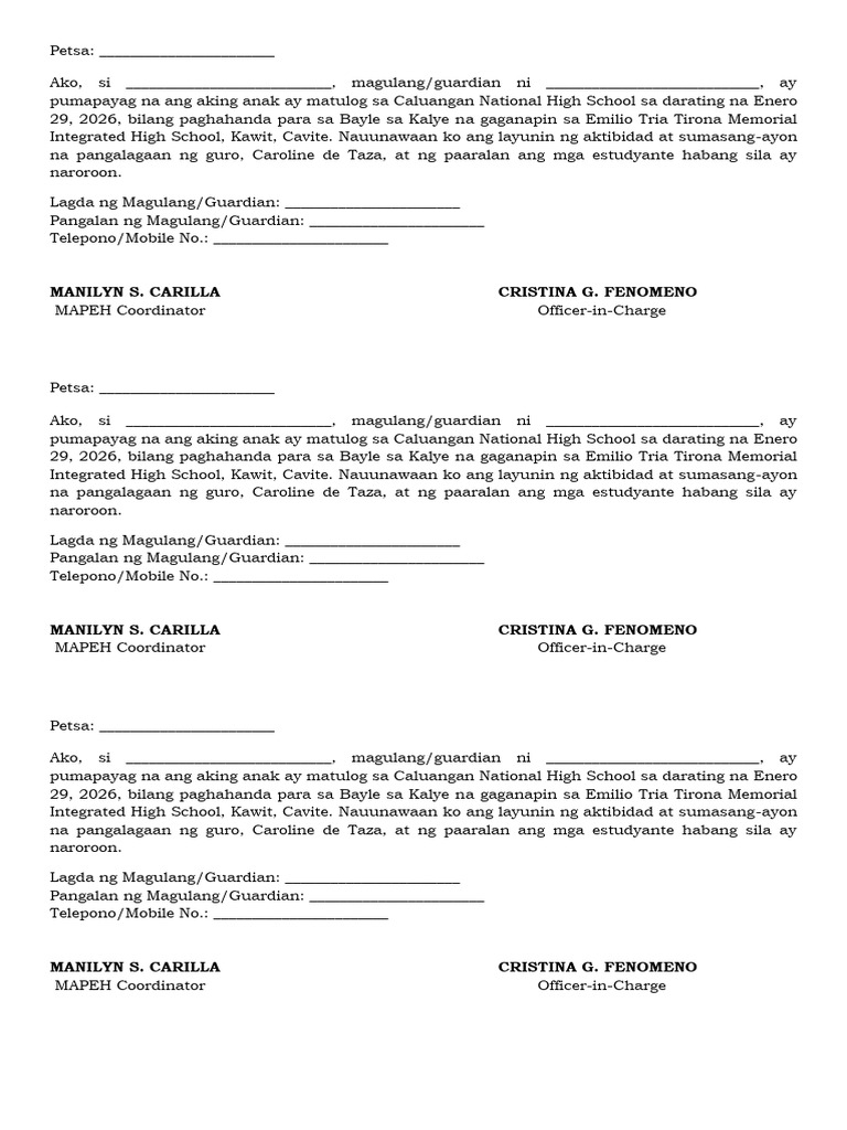 Pahintulot | PDF