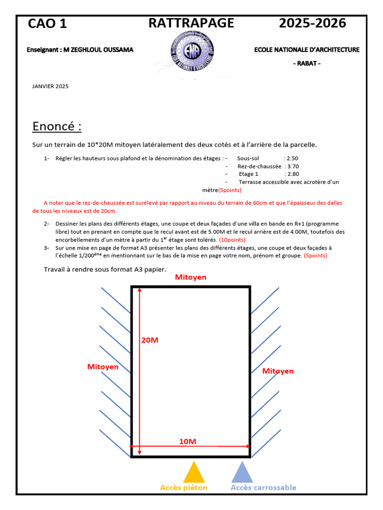Rattrapage Janvier 2025 | PDF