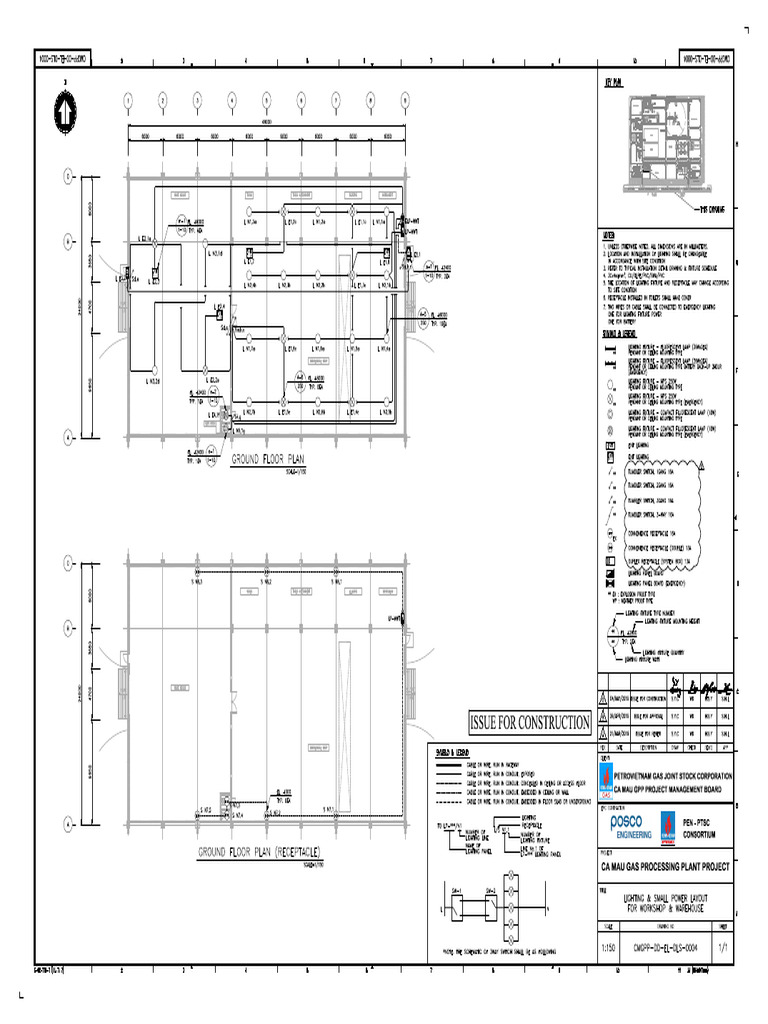 CMGPP-DD-EL-DLS-0004 - Lighting & Small Power Layout For Workshop ...