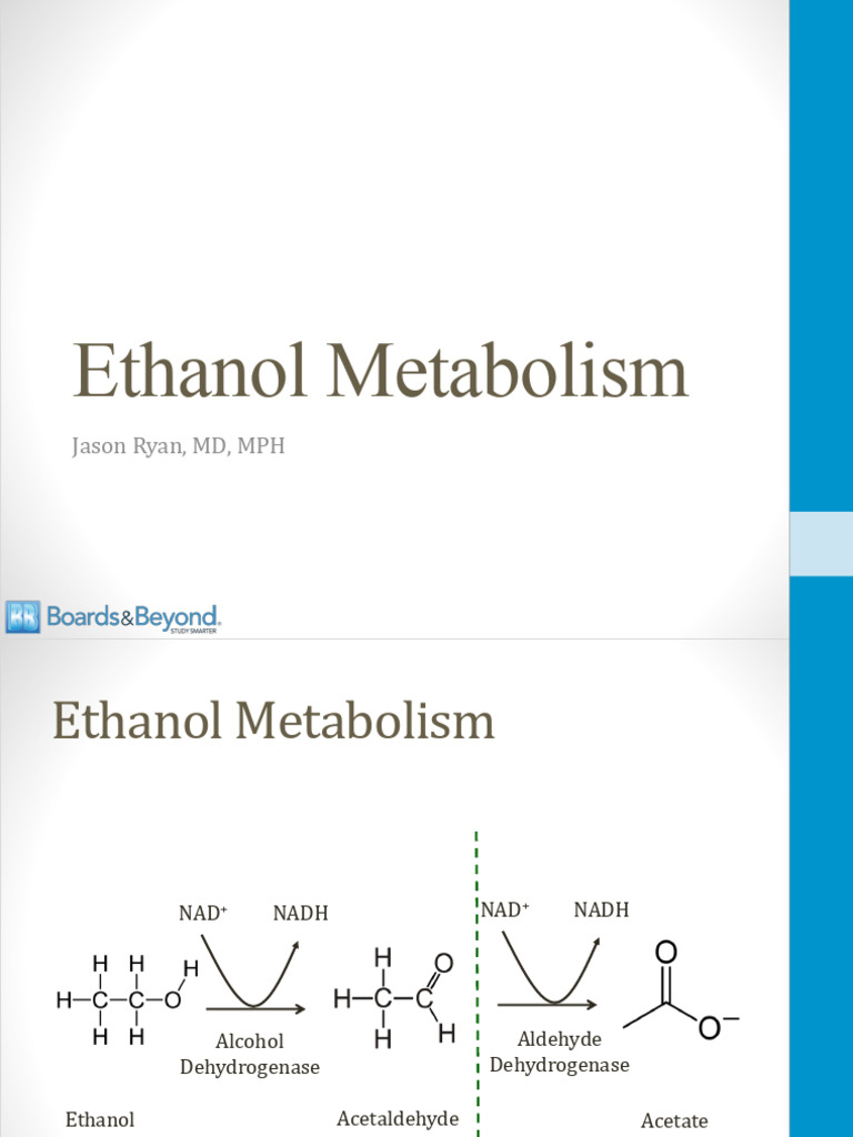 Boards & Beyond Step 1 Biochemistry 02.metabolism 12.ethanol Metabolism ...