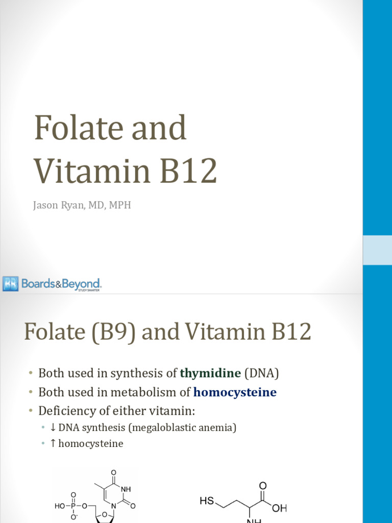 Boards & Beyond Step 1 Biochemistry 04.vitamins 02.B12 & Folate 2022 ...