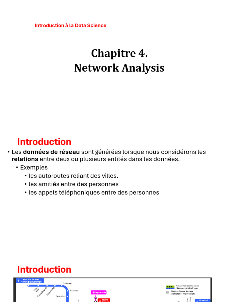 CH 4 Network Analysis | PDF | Mathématiques appliqués | Combinatoire
