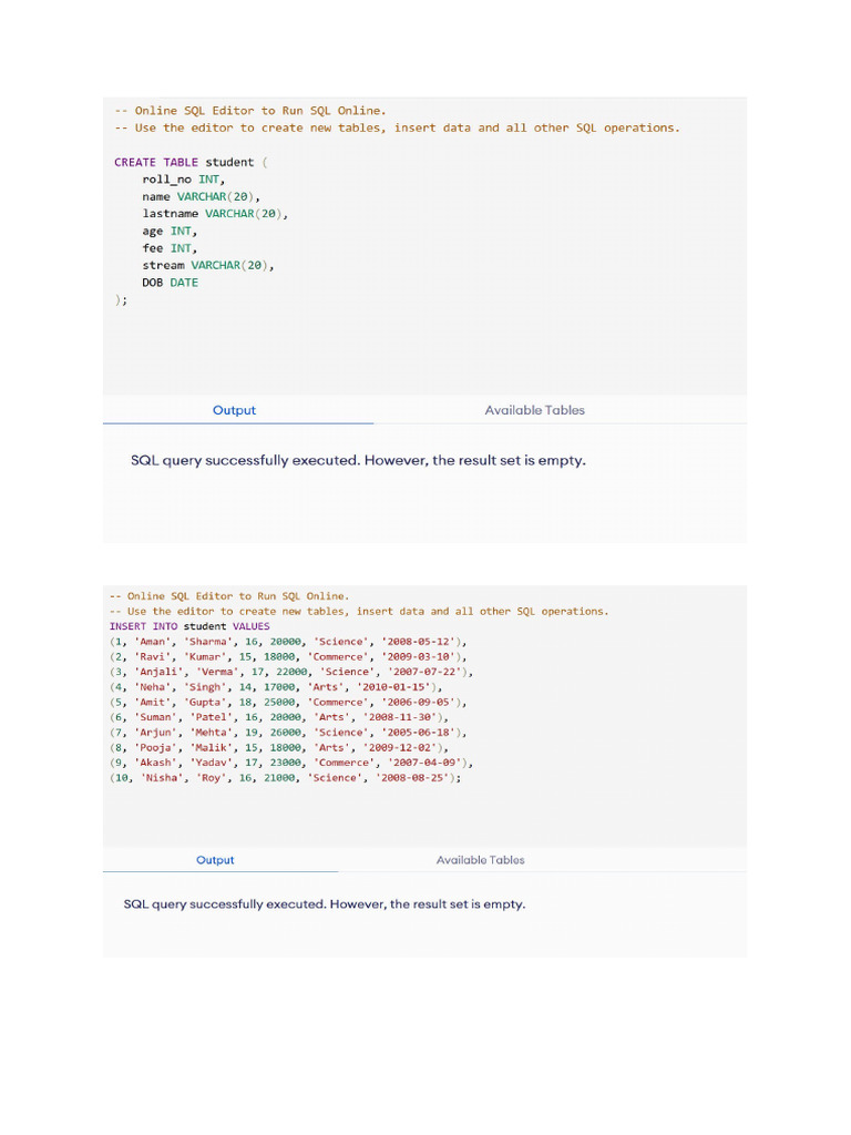 SQL | PDF