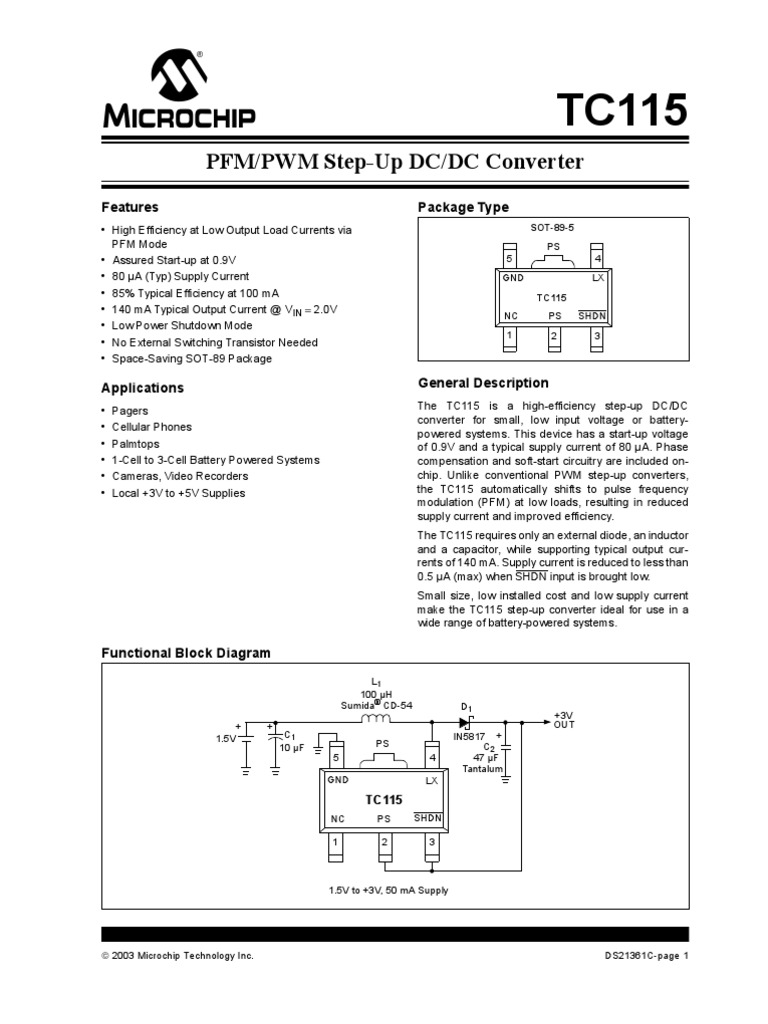 DC To DC | PDF | Inductor | Capacitor