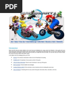 Mario Kart Wii Cheat Codes Guide | PDF | Fantasy Video Games | Nintendo