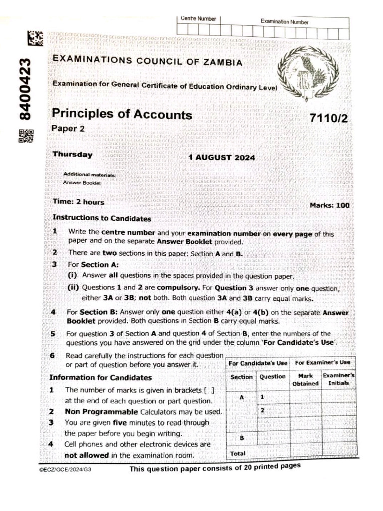 2024 P2 Gce | PDF