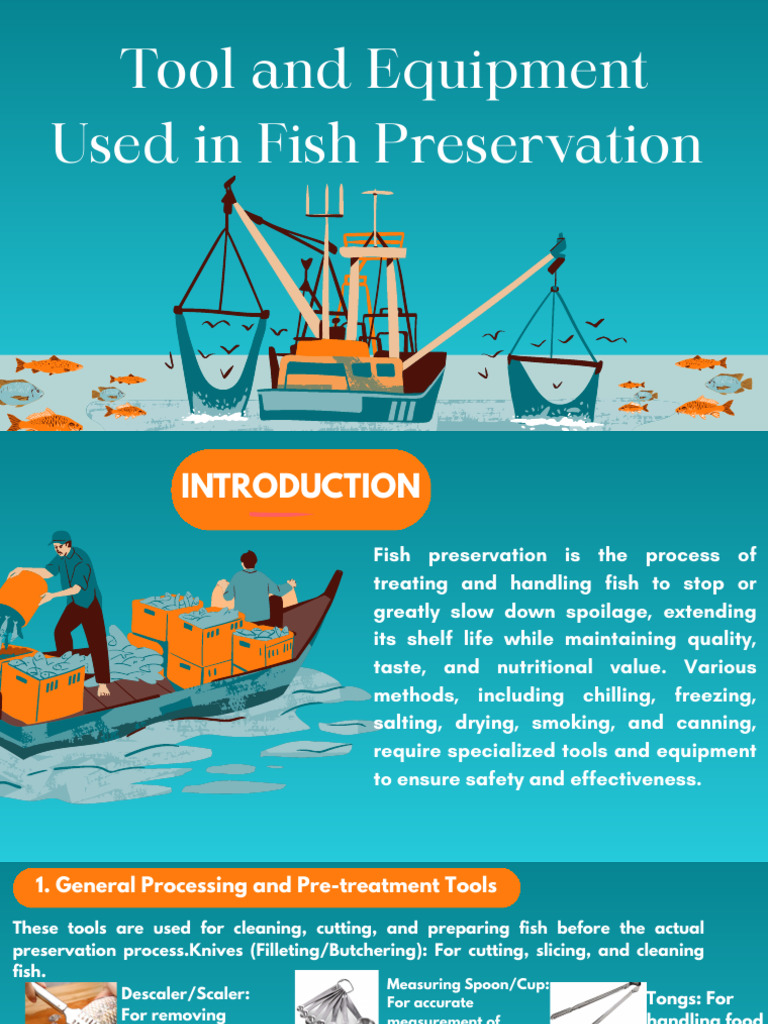 Tools and Equipment Used in Fish Preservation - Group 8. | PDF | Food ...