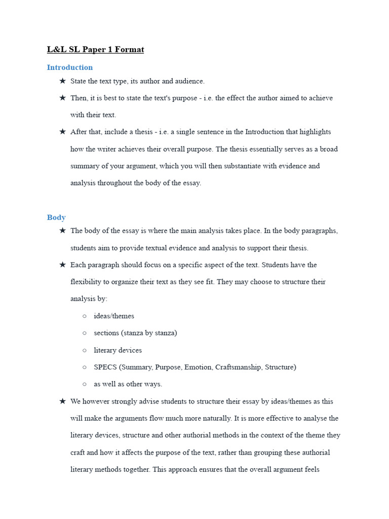Paper 1 Format | PDF