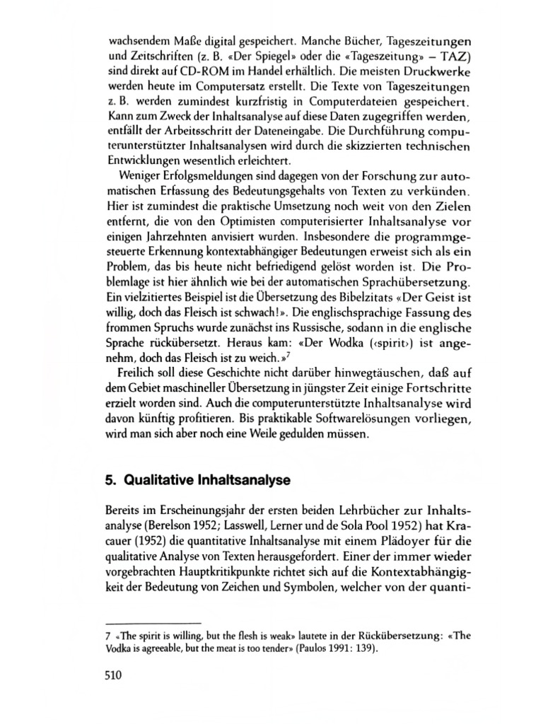 Diekmann Qualitative Inhaltsanalyse | PDF