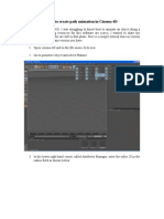 Download Cinema 4D-How to Create Path Animation in Cinema 4D by Shuja SN10040367 doc pdf