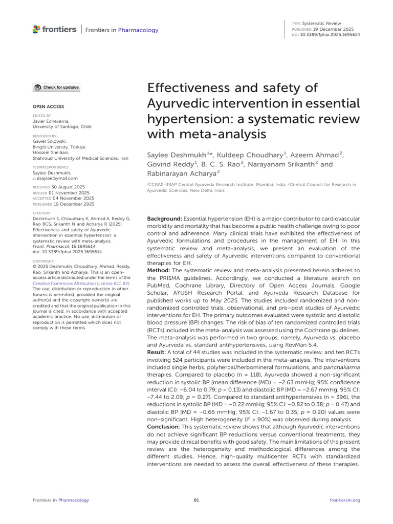 Jurnal RCT | PDF | Hypertension | Blood Pressure