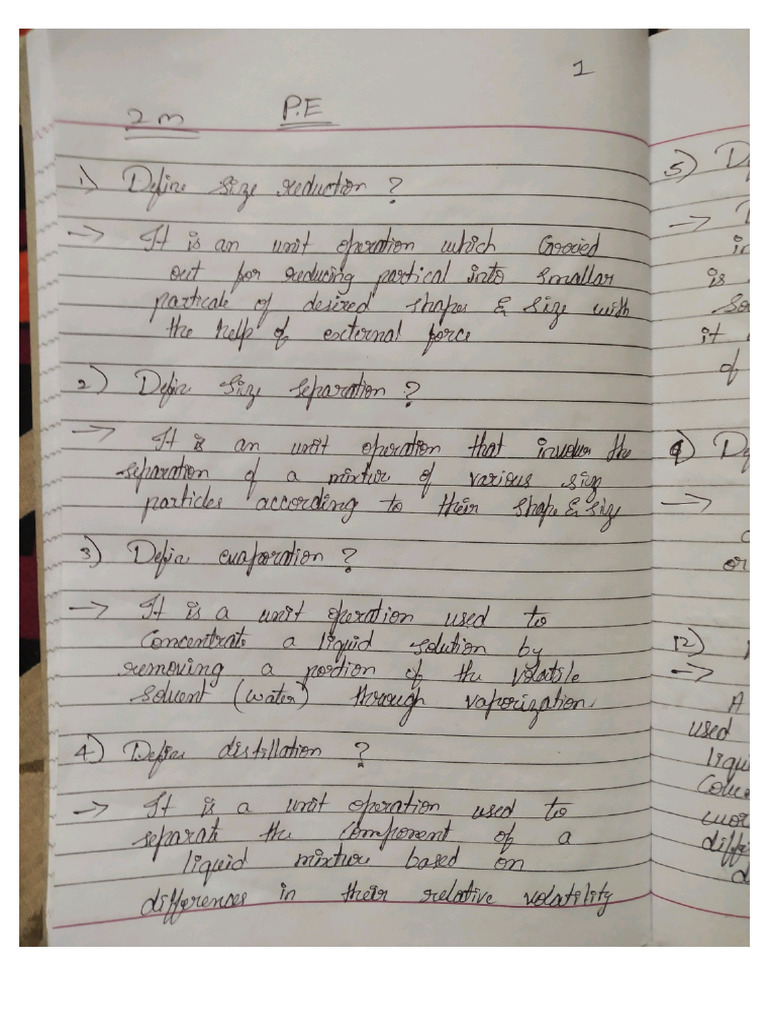 PE 2 Marks Answers | PDF