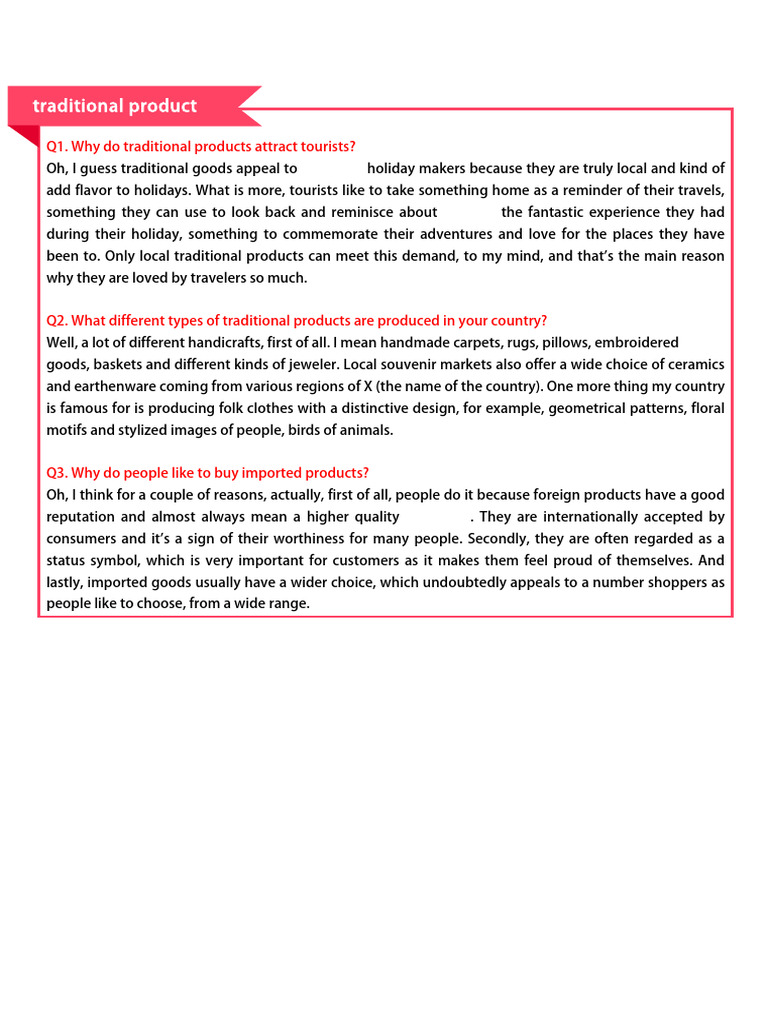 Speaking Part 3 - New | PDF