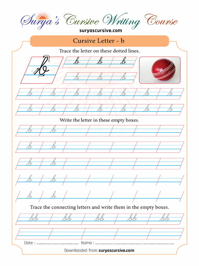 Cursive Small Letter B | PDF