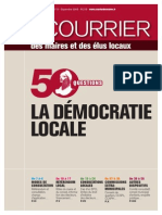 La Démocratie Locale, Courrier Des Maires, 09/2008