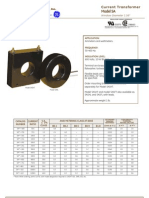 CT101 Current Transformers Catalog | PDF | Electronics | Equipment