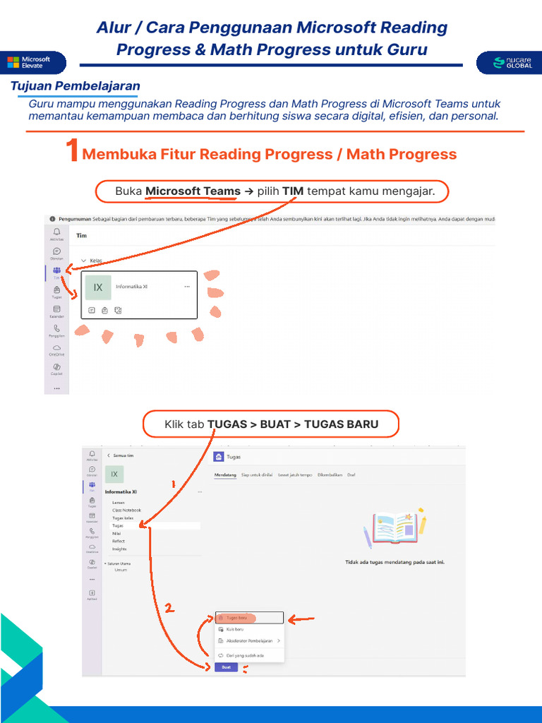 Alur - Cara Penggunaan Microsoft Reading Progress & Math Progress Untuk ...