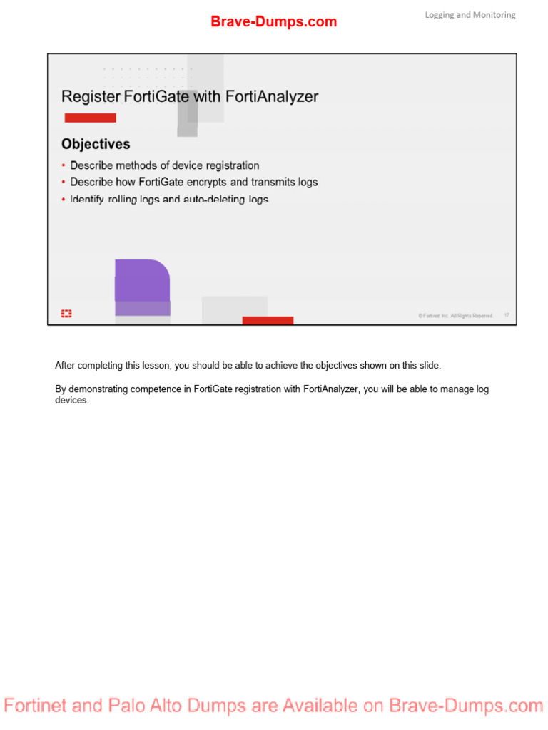 3 - Register FortiGate With FortiAnalyzer | PDF | Transmission Control ...
