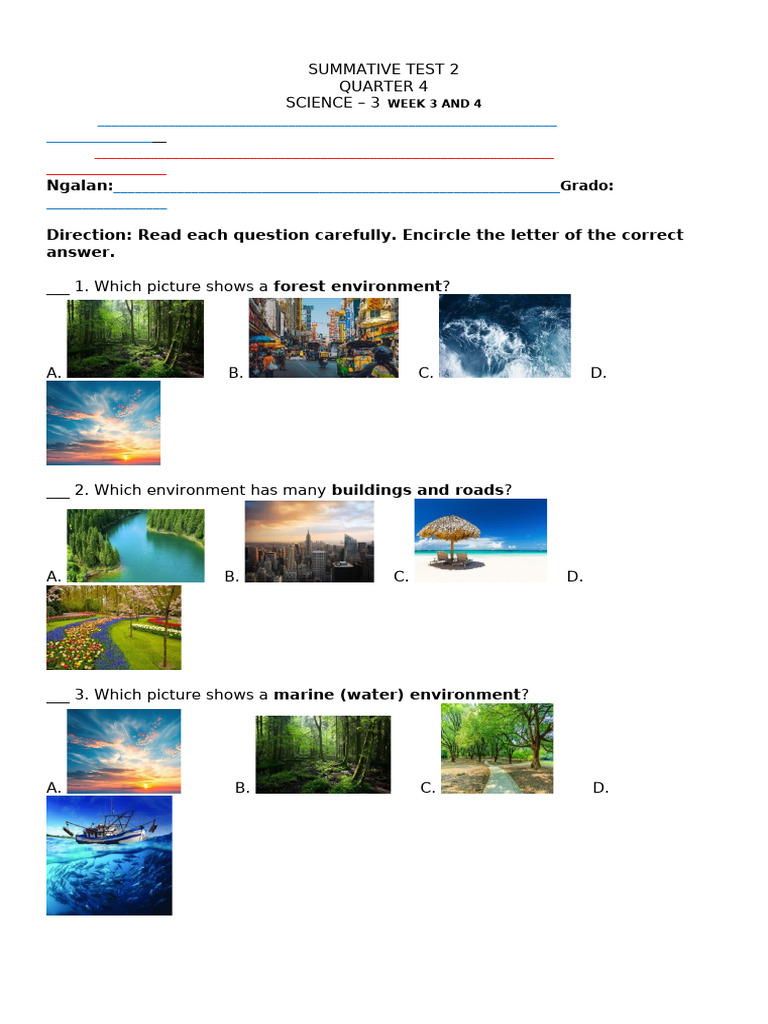 Science - 3 (Week 3 - 4) | PDF