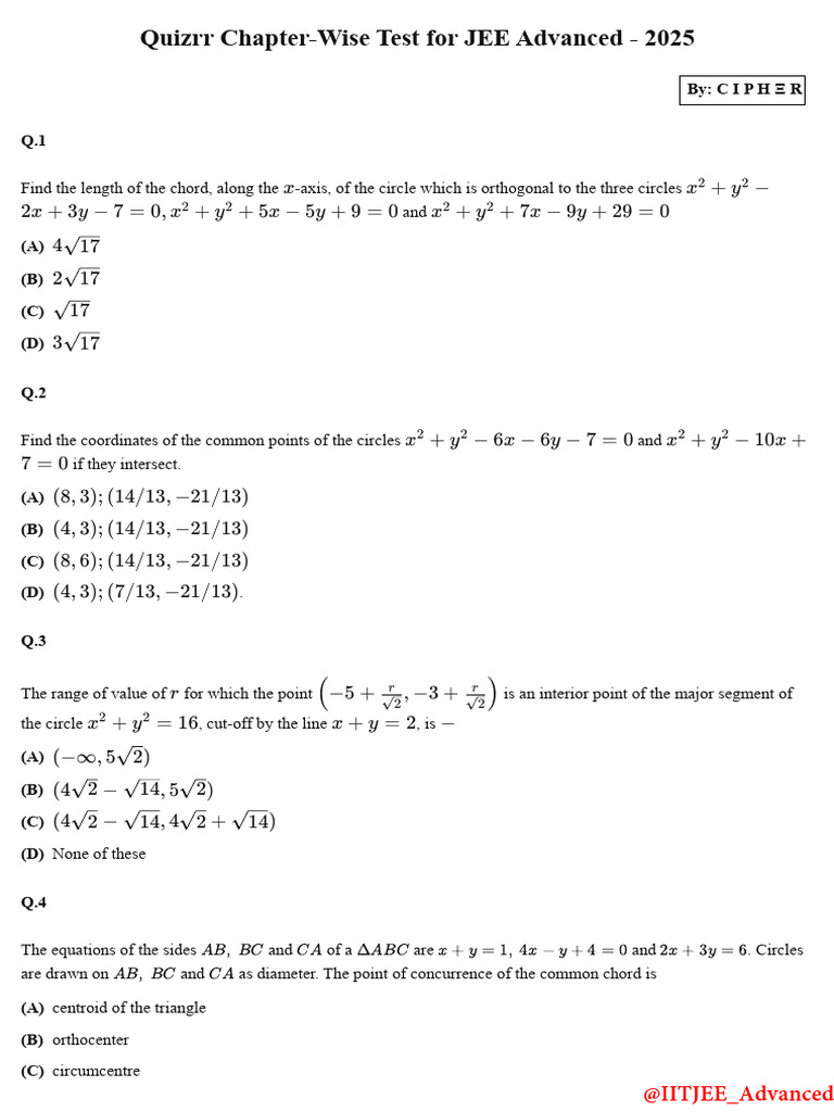 Circle | PDF | Circle | Elementary Mathematics